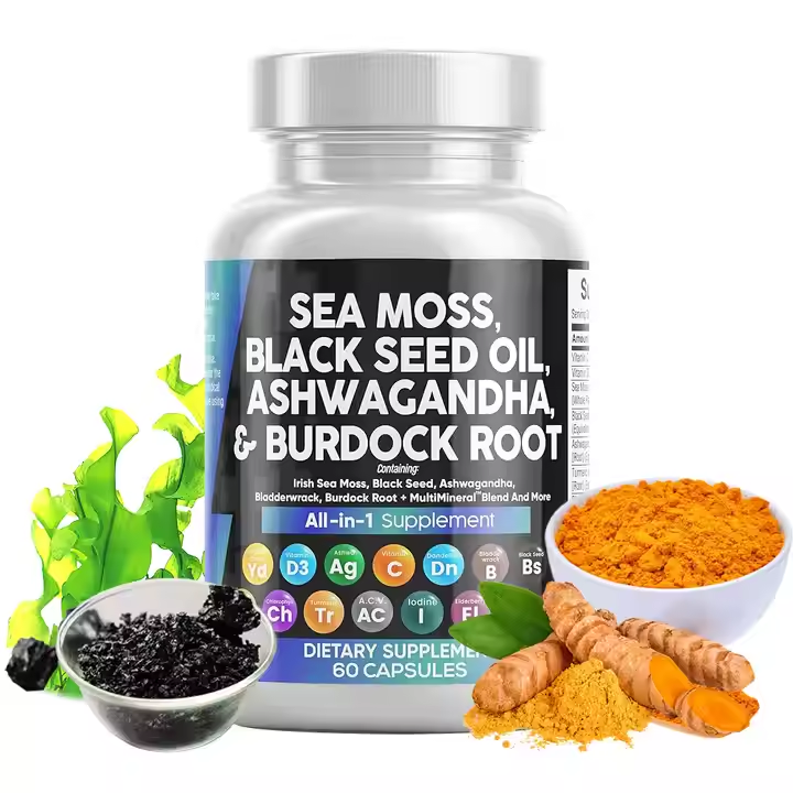 روغن سیاه دانه و مکمل آشواگاندا کپسول Sea Moss