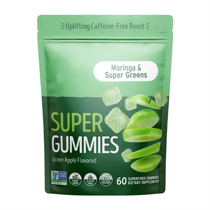 supergummies لثه های گیاهی بسته به مواد مغذی برای نشاط روزمره
