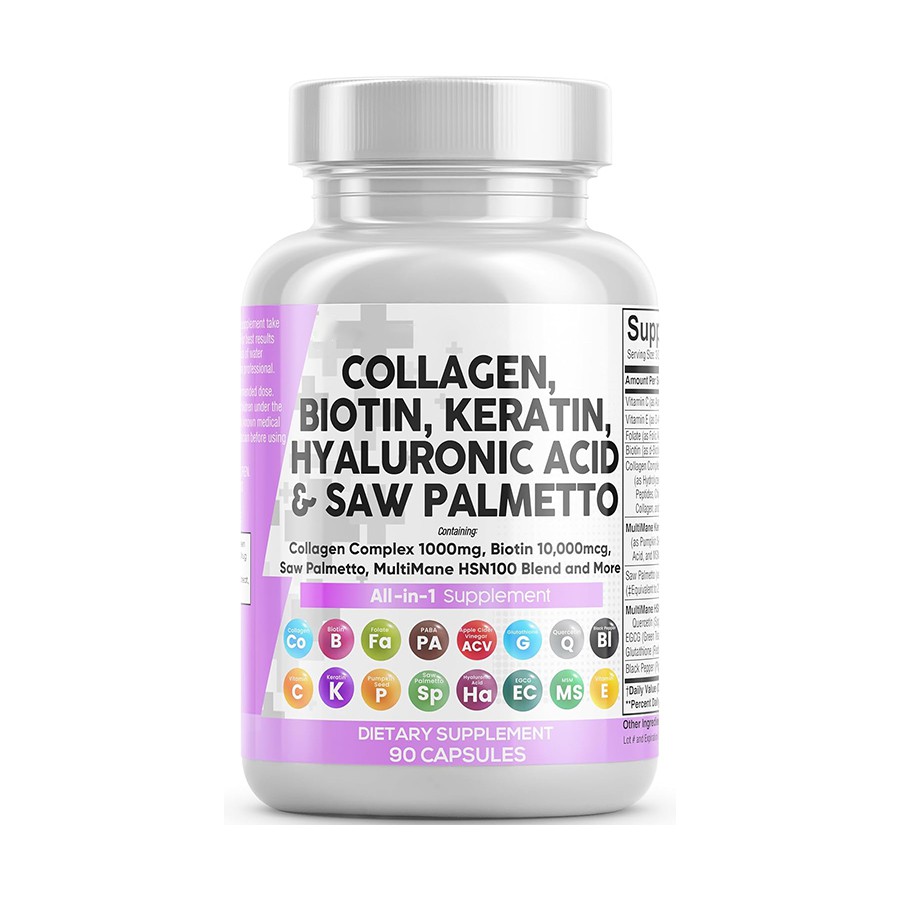 مکمل همه در یک مو، پوست ناخن